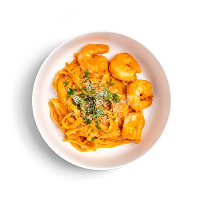 Marinara Shrimp Pasta