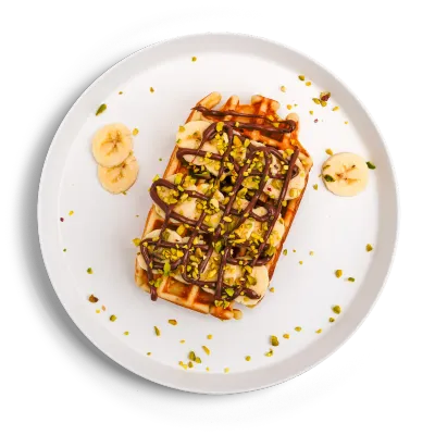 Banana Nutella Waffle