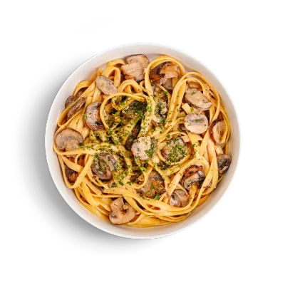 Mushroom Parmesan Pasta