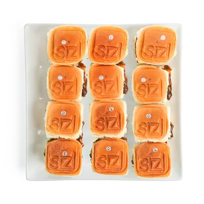 12 pcs Mini BBQ Burgers