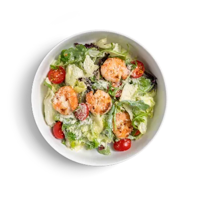 Greens with Shrimps